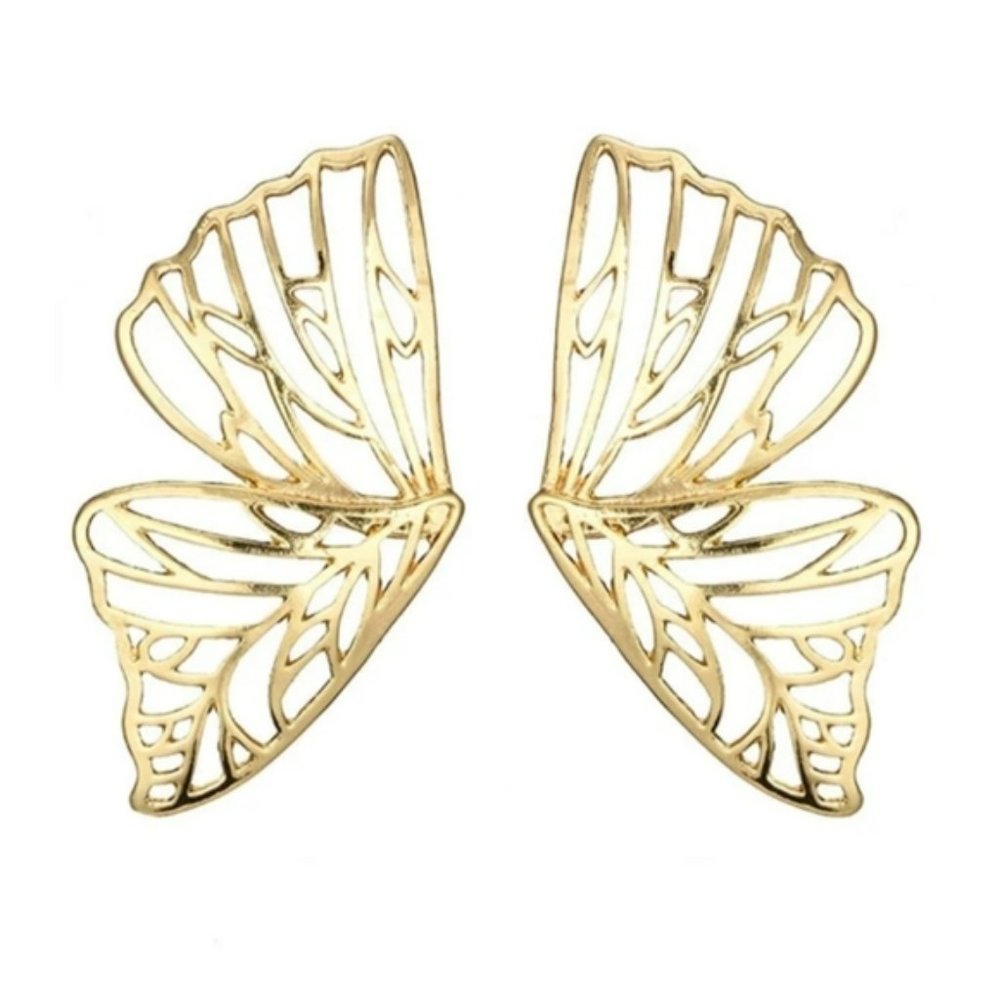 *Lady* Butterfly Wing Earrings - Picture 2 of 3